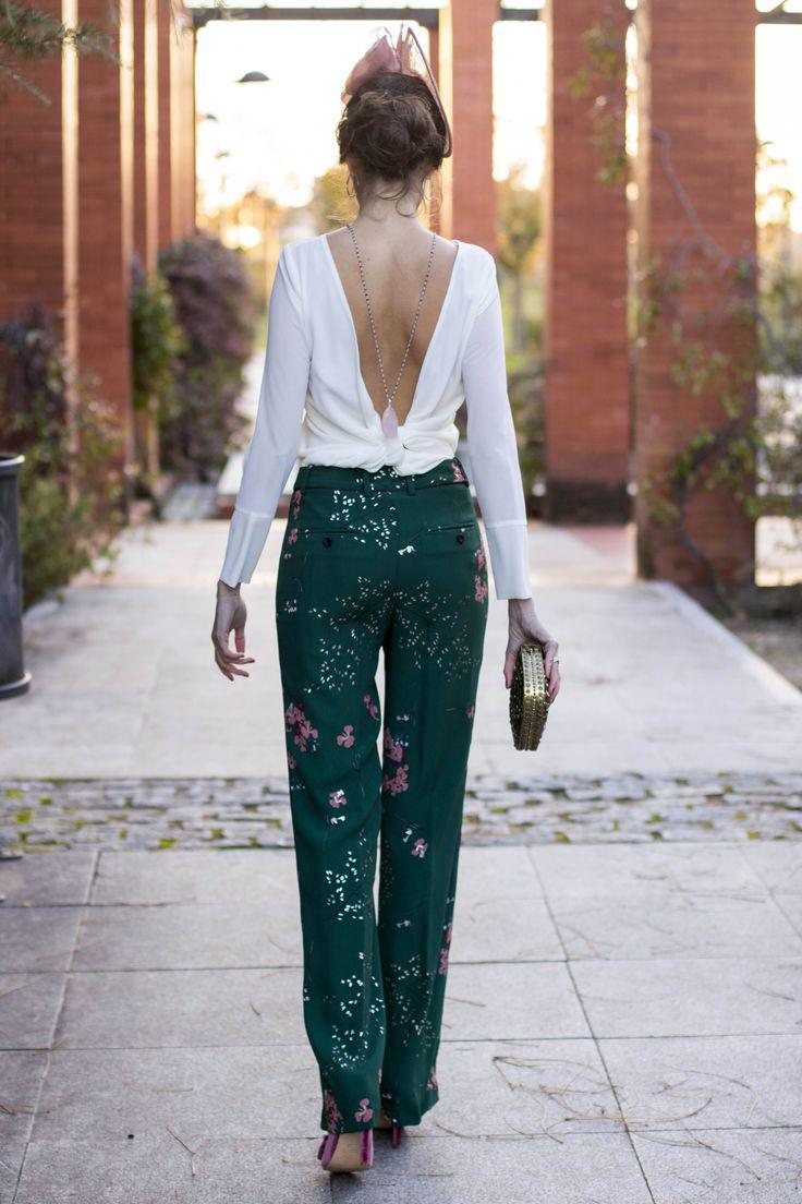 Printed Pants Outfits 2018 : nvitada boda pantalon: Printed Pants,  print Trousers  