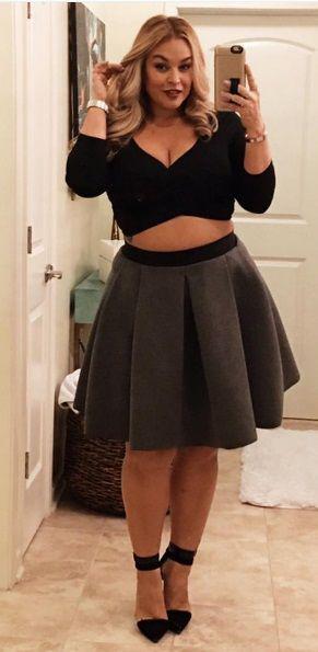 Outfits For Curvy Women : Plus Size Fashion - Laura Lee: Plus size outfit,  Cute Outfit For Chubby Girl  