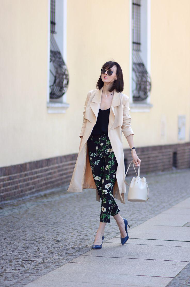 How To Wear Printed Pants : Flower print - DaisyLine - blog o modzie, blog lifestylowy o modzie: Printed Pants,  print Trousers  