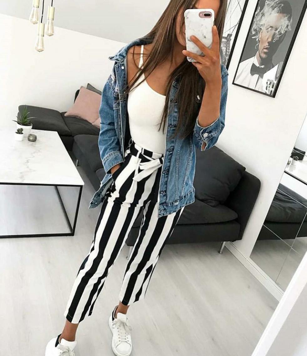 Cute outfits Casual wear, Ripped jeans: Casual Outfits,  Printed Outfits  