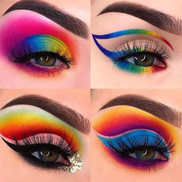 Which is your favorite Rainbow Look by @swayzemorgan ...: 