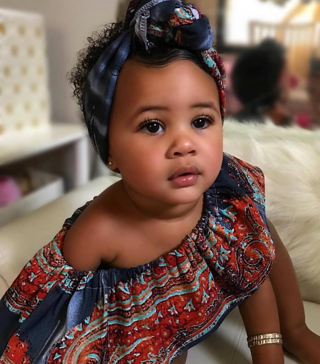 cute black baby girls