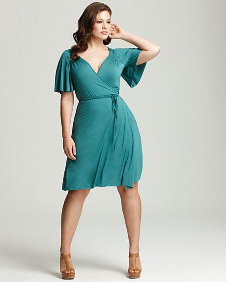 Outfits For Curvy Women : dress plus size: Cute Outfit For Chubby Girl,  BLOCK DRESS  