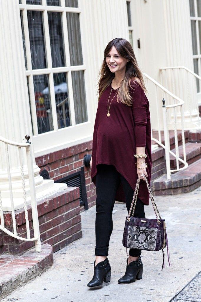 Pregnancy Outfits Ideas : Fall Baby Bump Style - Fashion blogger @Kat Ellis F. Harper wearing the Isabella...