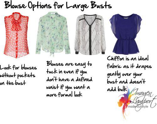 Outfits for beautiful curvy women : Reader Question: How to Wear a Blouse or Shirt with a Large Bust: 