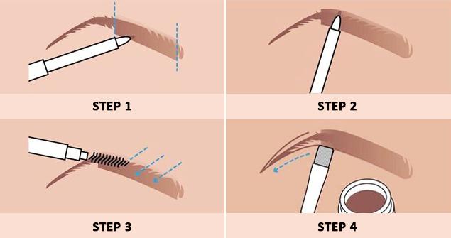 Easy Steps To Make The Perfectly Shaped Eyebrows Without Threading: 