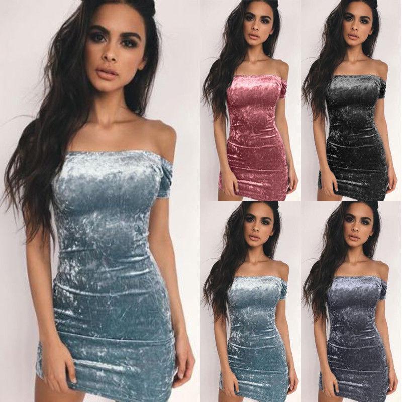 New Women Sexy Bodycon Short Sleeve Evening Party Cocktail Clubwear Mini Dress: Bodycon dress,  Cocktail Mini Dress  