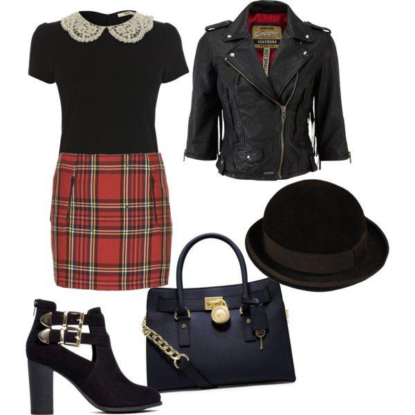 Winter Outfit Ideas - Tartan: 