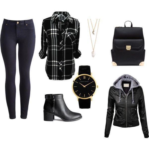 Winter Outfit IdeasBlack by meghan-e-m-keeler on Polyvore featuring polyvore, fashion, style, Rails...