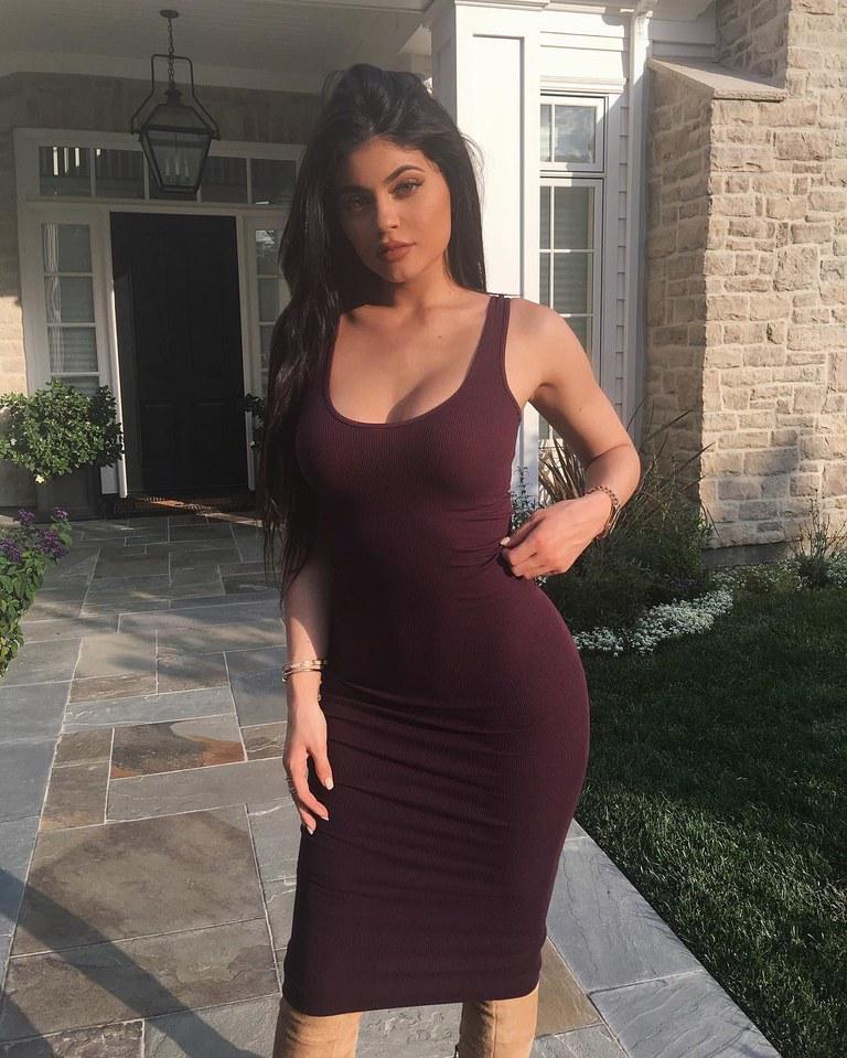 A play on her favorite LBD, this maroon option adds just the right amount of color.: Maroon Outfit  