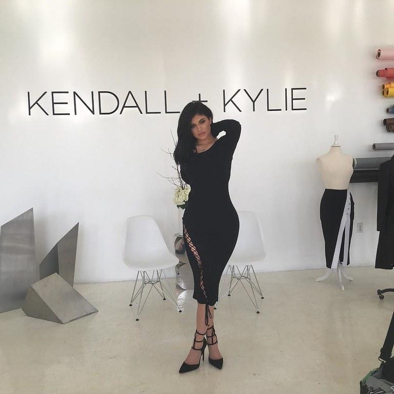 Kendall + Kylie racerback ruched jersey dress, $51.: 