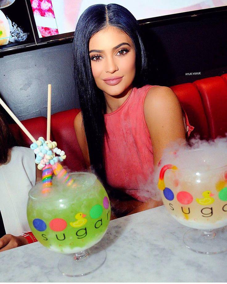 At the opening of a Sugar Factory store: 