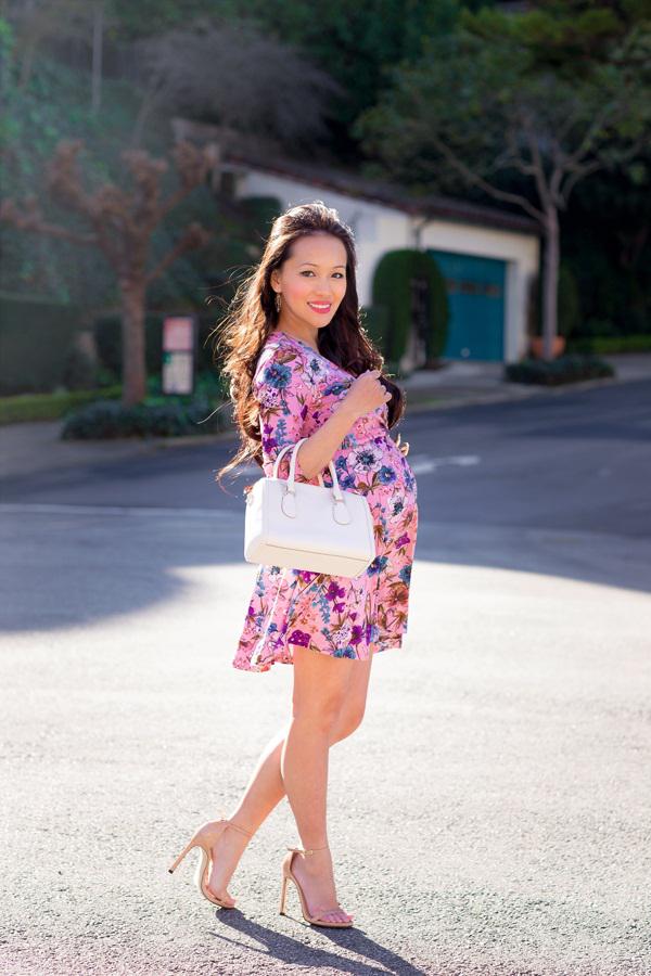 Midi Floral Dress: 