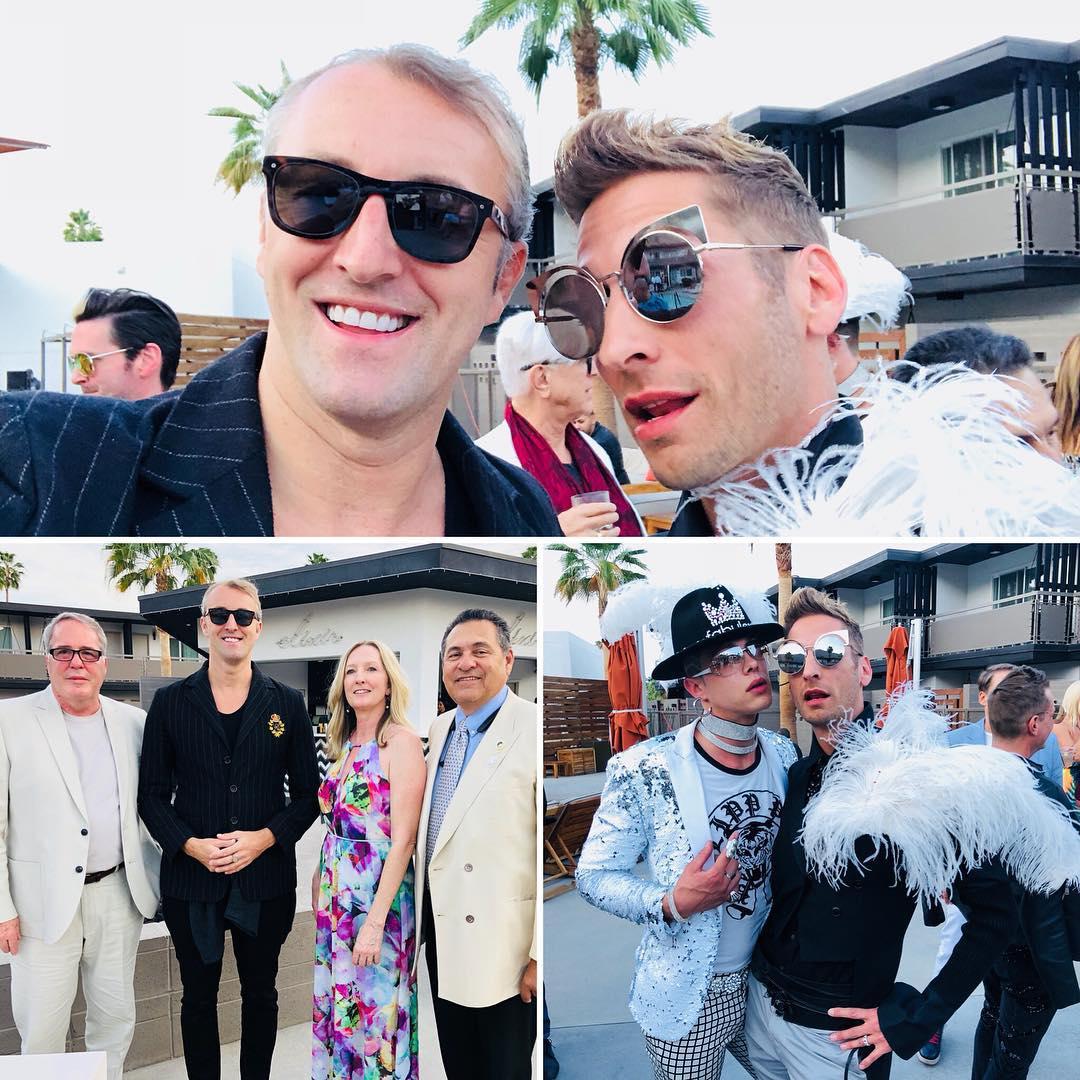 Prince Mario-Max Schaumburg-L.: “PALM SPRINGS STYLE fashion week - BEST TIME !!! thanks to fashion and style tycoon @kenngray_official who was not only the perfect host but…”