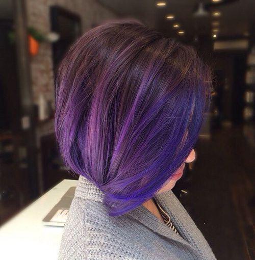Pastel Purple – Curly Bob Hairstyle For Girls | Short Hair Trend: 