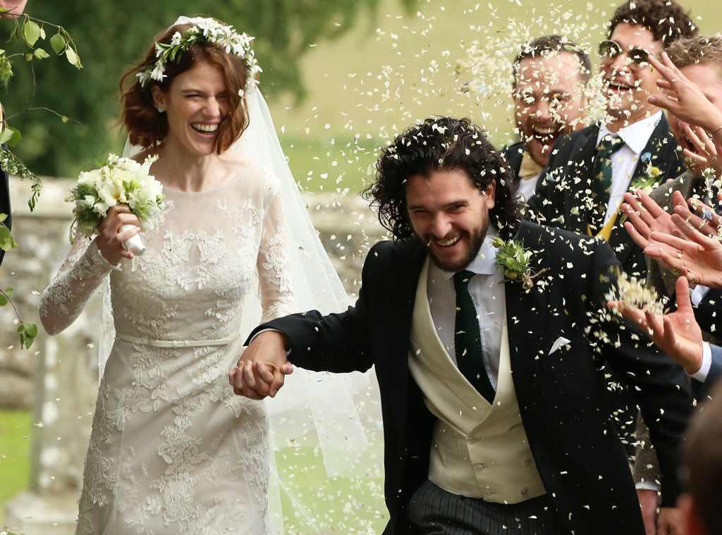 Family and friends attended the private ceremony, including Game of Thrones stars and other celebs.: 