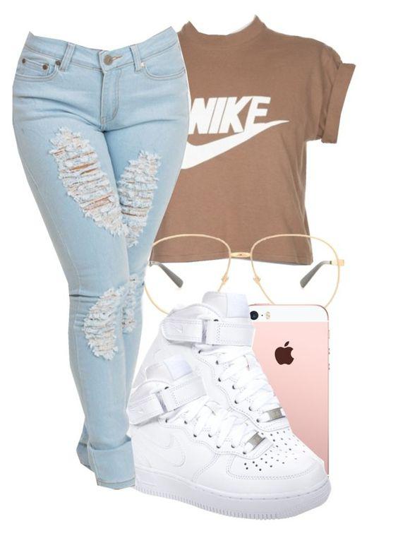 This outfit featuring NIKE, Gucci, schoolflow, schoolstyle and bts: Polyvore outfits  