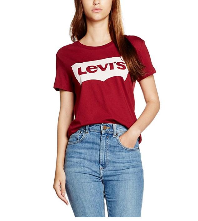 Levi's The Perfect Tee, T-Shirt Femme: Printed T-Shirt  