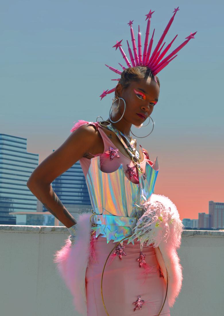 This Fashion Editorial Is A Rad AF Afrofuturism Dreamworld