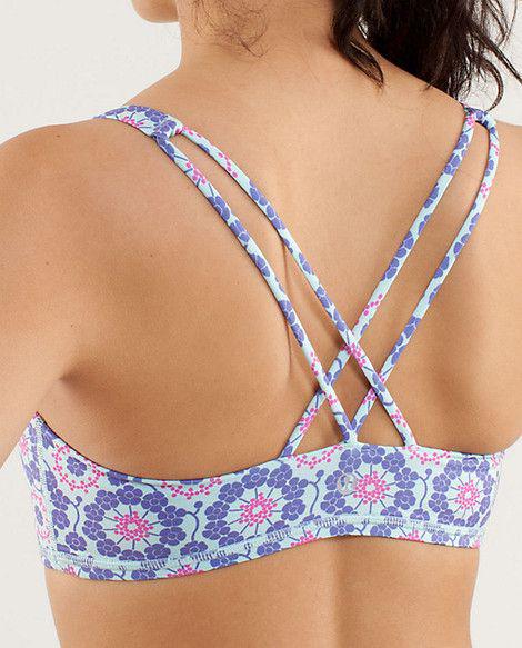 Purple Floral Bra For Gym Girls - It's The Time To Show Some Hotness: 