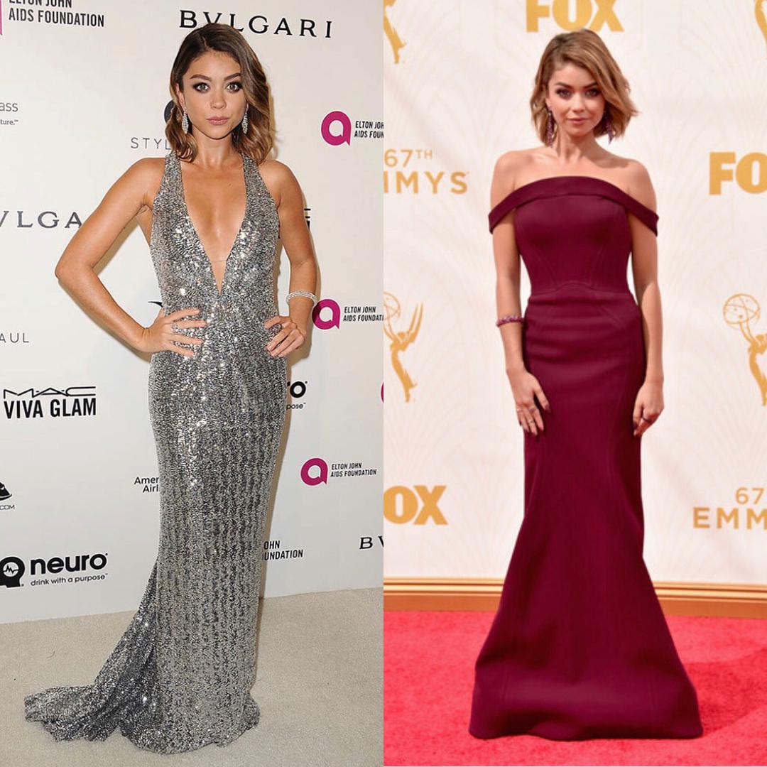 Event look book of the gorgeous celebs. Outfit ideas for girls & woman!: Red Carpet Dresses,  Celebrity Fashion,  Sarah Hyland,  Ariel Winter  