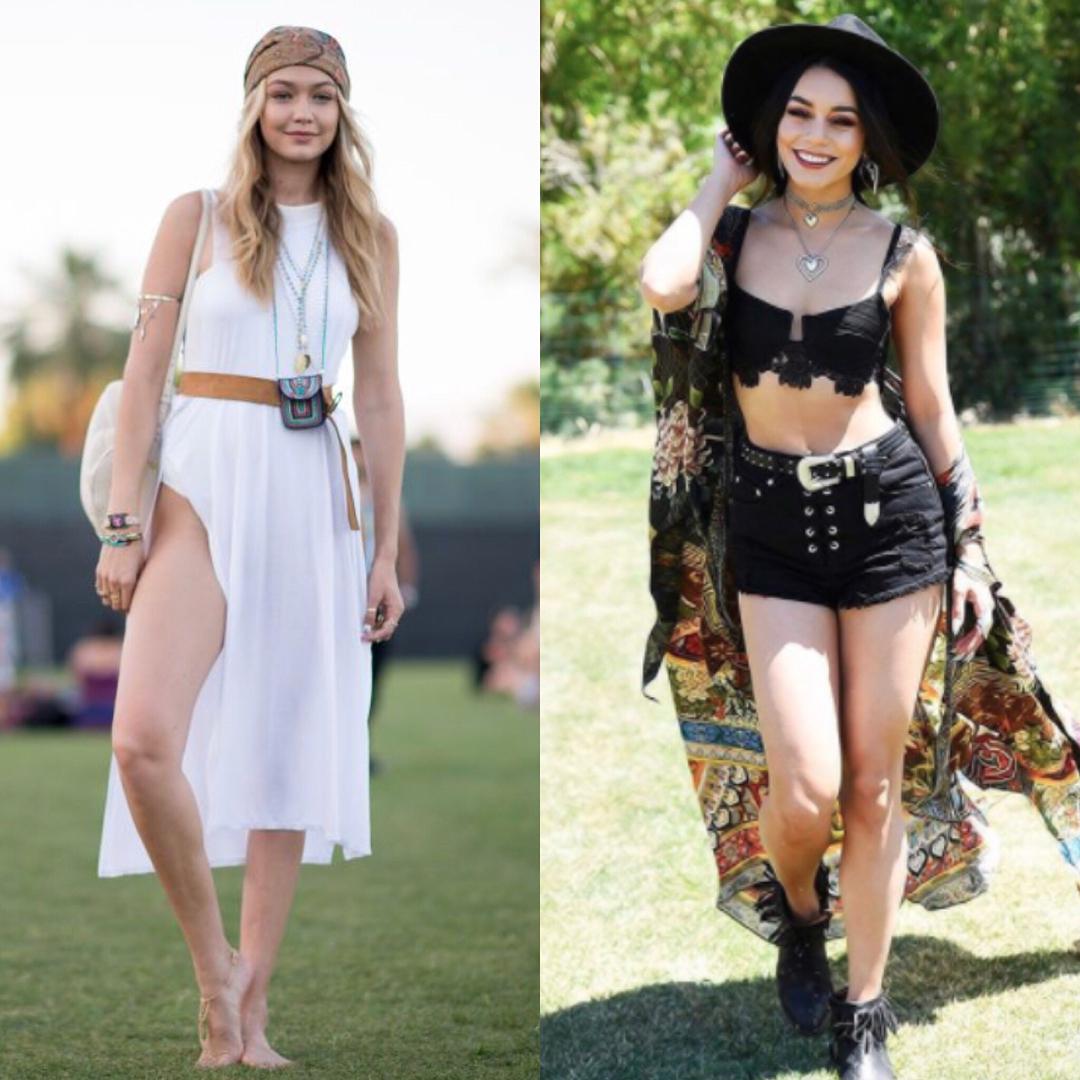 Celebrity Inspired Outfit ideas - Outfit ideas for summer music festivals/: Selena Gomez,  Vanessa Hudgens,  Celebrity Fashion  