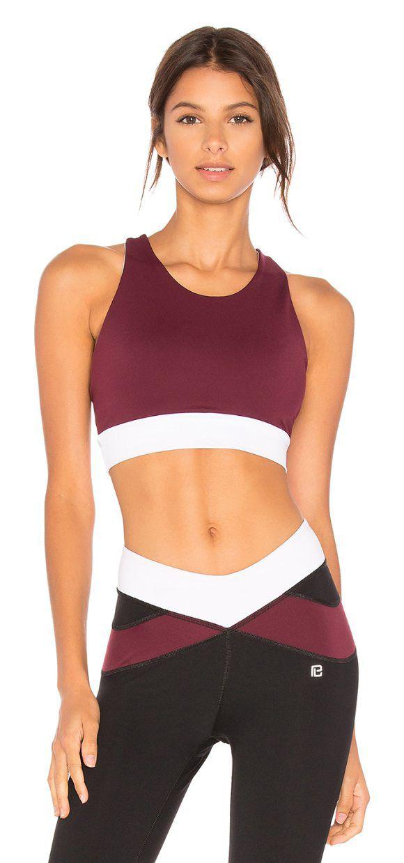 Zara Sports Bra, Stretch fit, Crisscross back shoulder straps.: Sports bra  