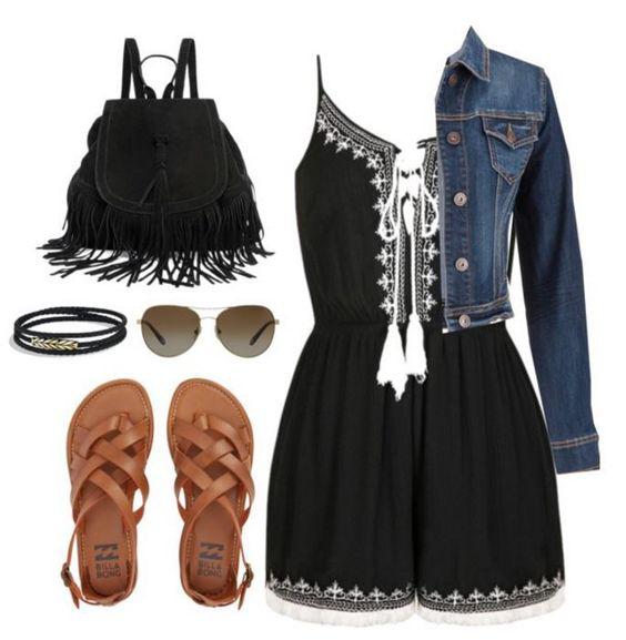 Casual Bohemian Back to School Style: 