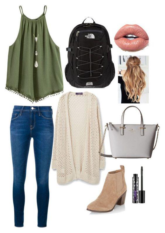 Casual Girly Back to School Look: 