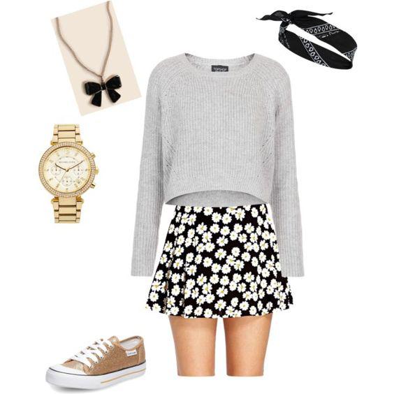 Girly and Edgy Back to School Look: 