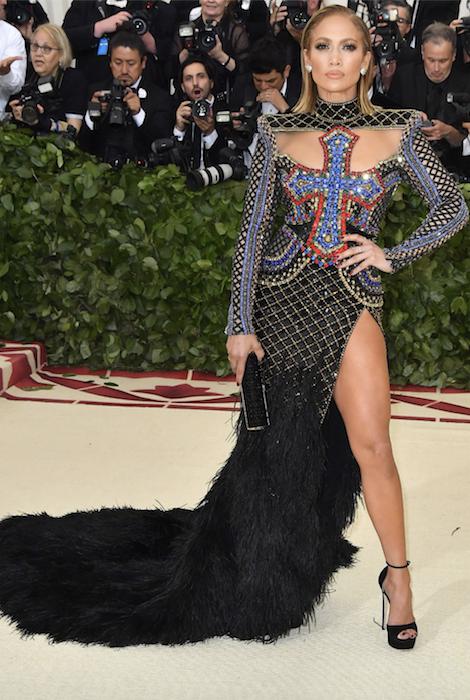 Jenny served up some spiritual sexiness at the 2018 Met Gala.: 