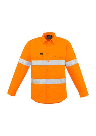 SYZMIK Men’s Hi-Vis Hoop Taped Shirt ZW640: Hoop Taped Shirt,  shirts  