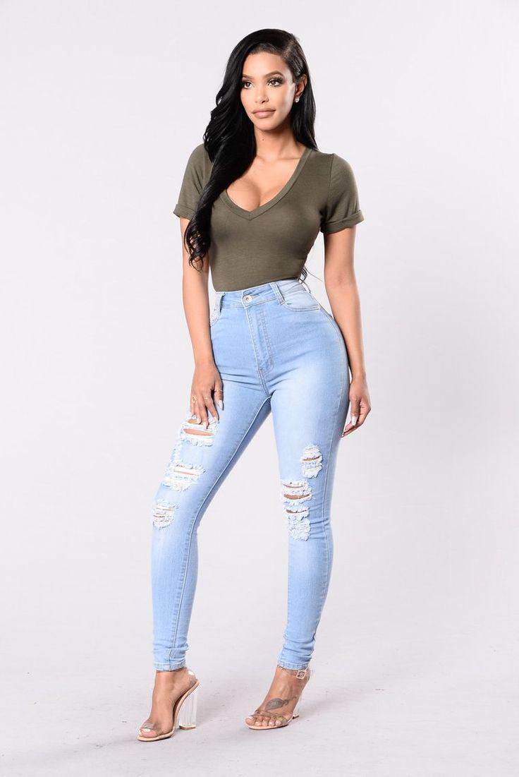 Buy Light Blue Jeans Outfits Cheap Online