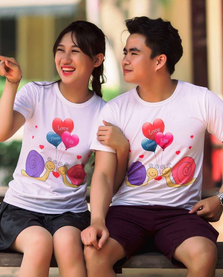 Cute Matching Couple T-Shirts For Boyfriend and Girlfriend ...