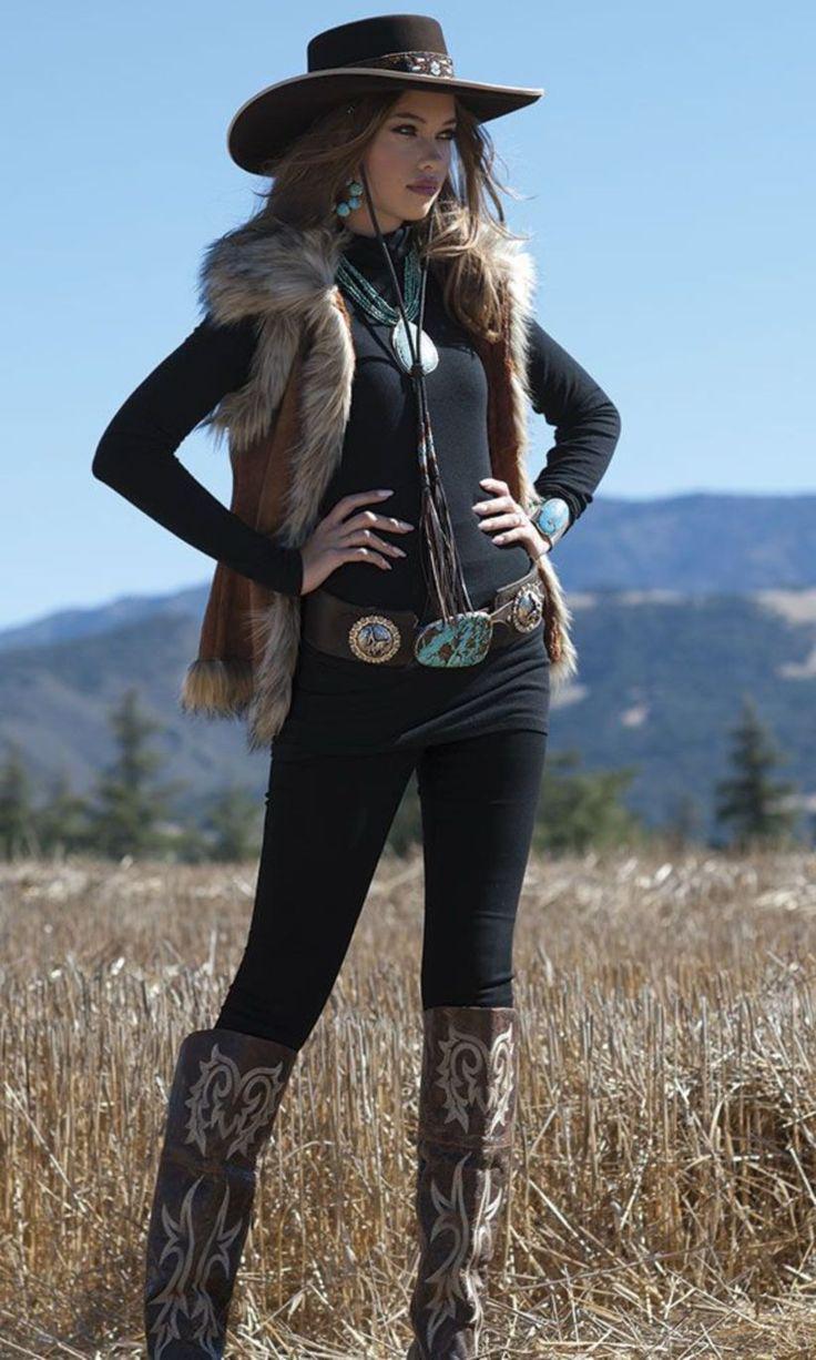 Cowgirl Winter Fashion. Winter clothing Western wear: Clothing Accessories,  Cowboy hat,  Tasha Polizzi,  Cowgirl Magazine,  Cowboy Outfits,  Cowgirl Fashion,  cowgirl hat,  Country Outfits  