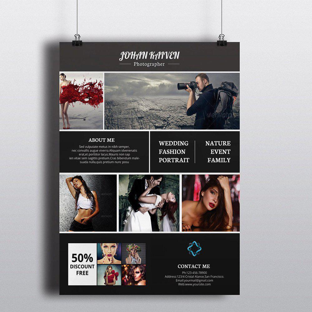 Photography Marketing Flyer Template: photography  