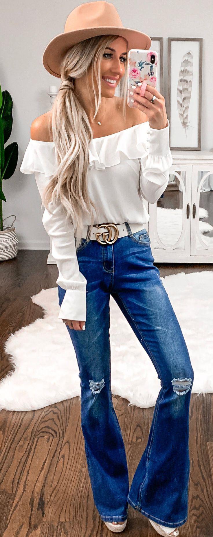 Spring Outfit Casual wear – jeans, fashion, denim, clothing on Stylevore