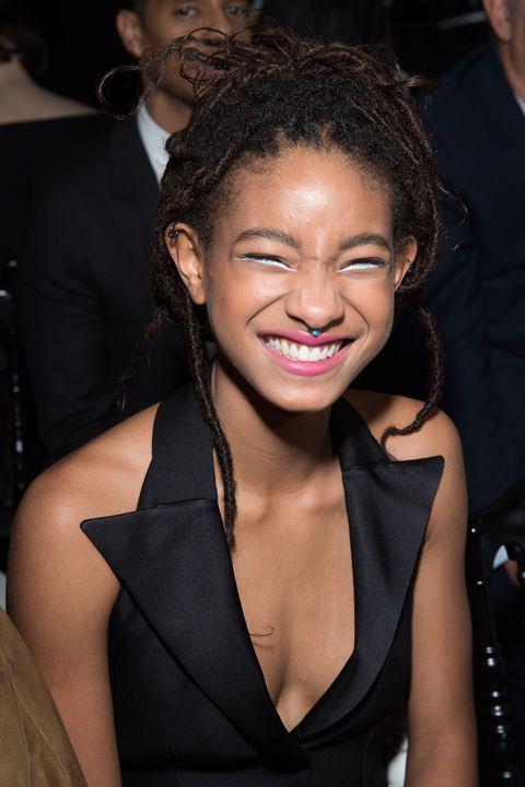 Dior Diorskin Forever Flawless Perfection Fusion Wear Makeup. Thanks to Willow Smith, I Suddenly Want to Wear White Eyeliner: Willow Smith,  Eris Baker Instagram,  Eris Baker Pics,  Will Smith,  Eye liner  