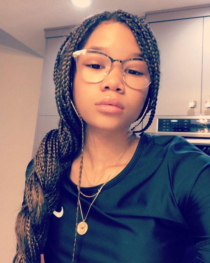 Storm Reid Has The Best Hairstyles For Long Box Braids on Stylevore