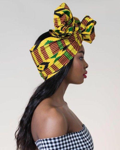 Black Girls Head tie, African Americans: 