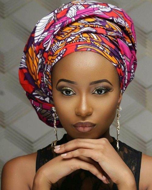 African Head wrap. Black Girls Head tie, Clothing Accessories: 