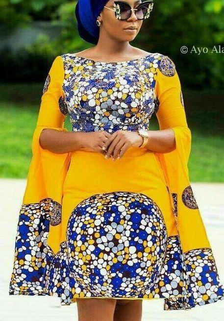 African wax prints. Black Girls Bodycon dress, Maxi dress: African Dresses,  Aso ebi,  Ankara Dresses  