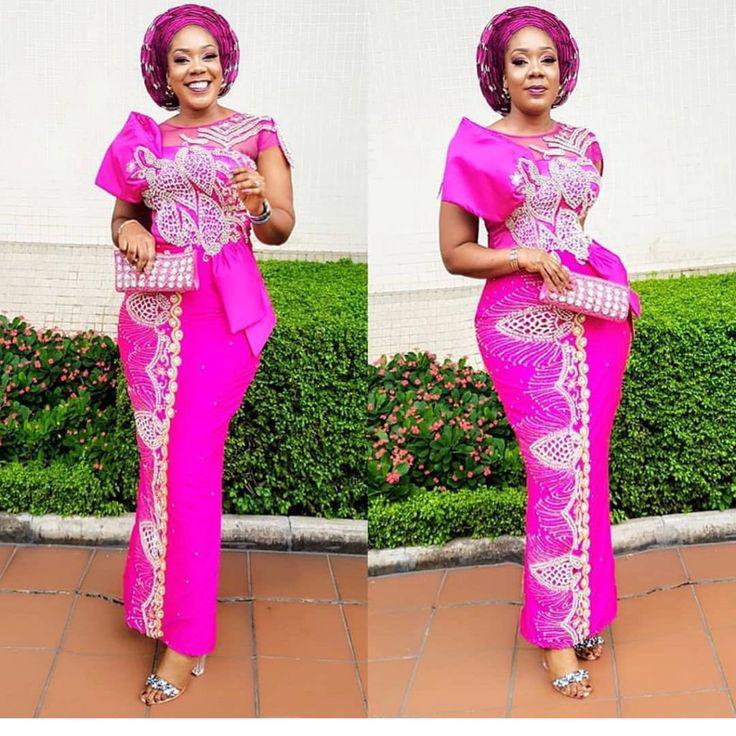 Black Girls Aso ebi, Casual wear: African Dresses,  Aso ebi,  Ankara Dresses  