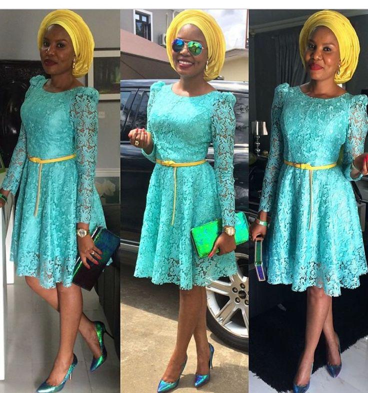 lace dress styles. Black Girls Aso ebi ...