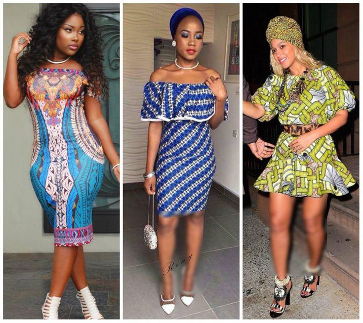 African wax prints. Black Girls African Dress, Strapless dress on Stylevore
