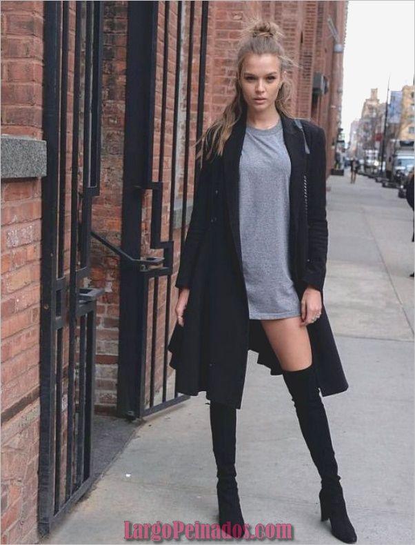 Casual outfits Josephine Skriver, Knee-high boot: Over-The-Knee Boot,  High Boots,  Knee highs,  Girls Work Outfit,  JOSEPHINE SKRIVER,  Chap boot  