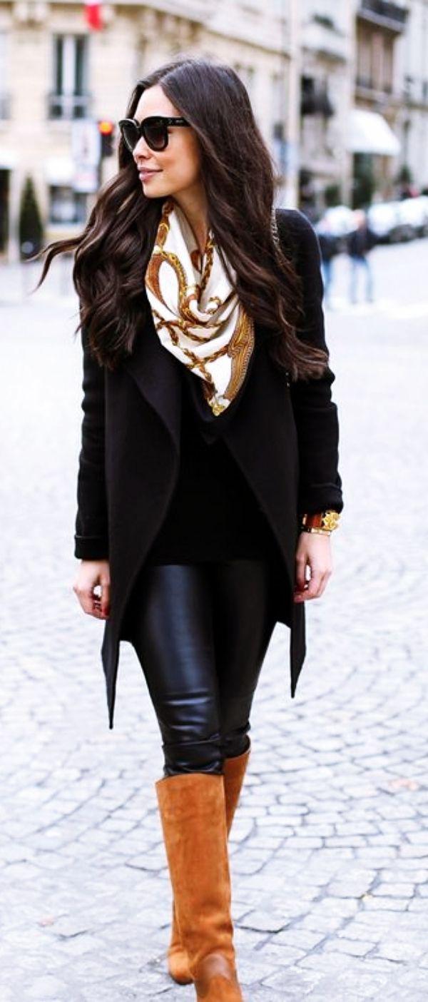 hermes scarf outfit. Casual outfits Casual wear, hermes scarf: Girls Work Outfit  