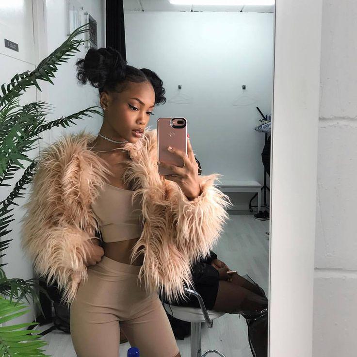 Black Girls Fur clothing, Winter clothing: 