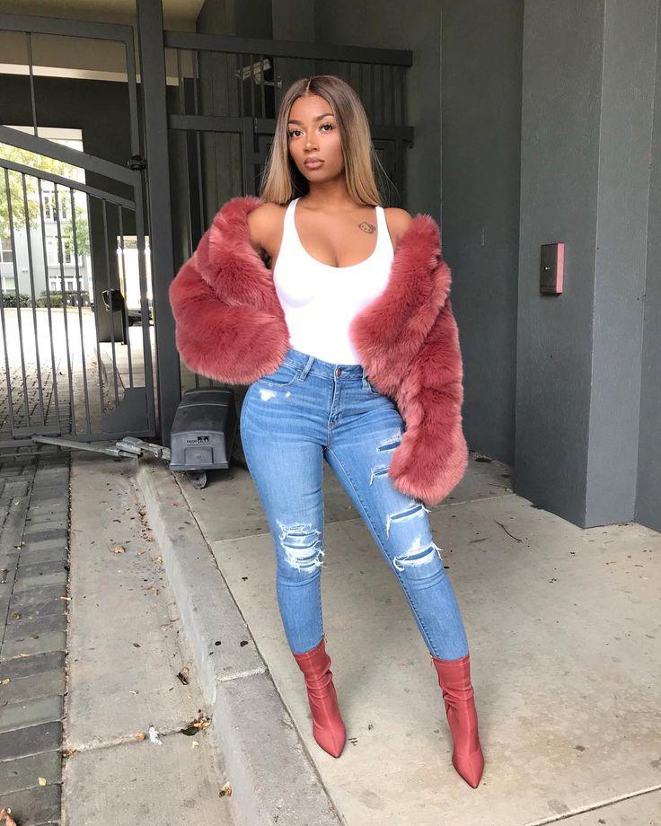 Black Girls Fake fur, Fur clothing: 