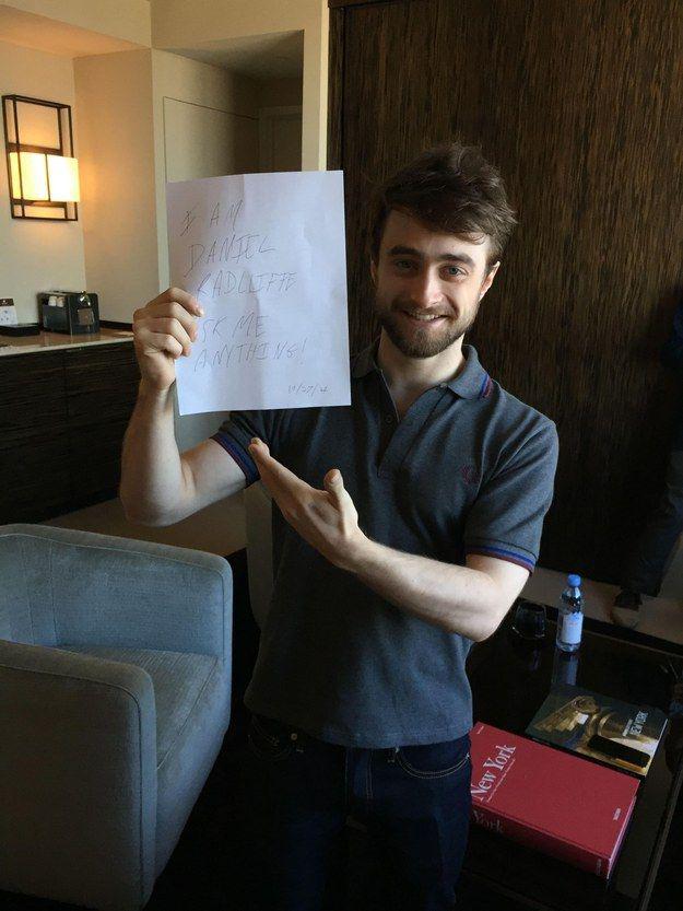 The Wizarding World of Harry Potter. 20 Things We Learned During Daniel Radcliffe's Reddit AMA: harry potter,  Harry Porter,  Harry Botter,  Daniel Radcliffe,  Rupert Grint  